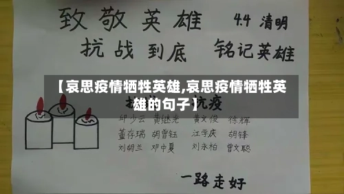 【哀思疫情牺牲英雄,哀思疫情牺牲英雄的句子】