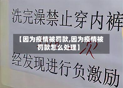 【因为疫情被罚款,因为疫情被罚款怎么处理】