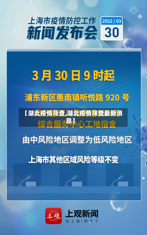 【湖北疫情筛查,湖北疫情筛查最新消息】