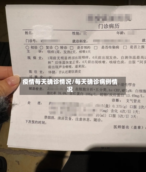 疫情每天确诊情况/每天确诊病例情况