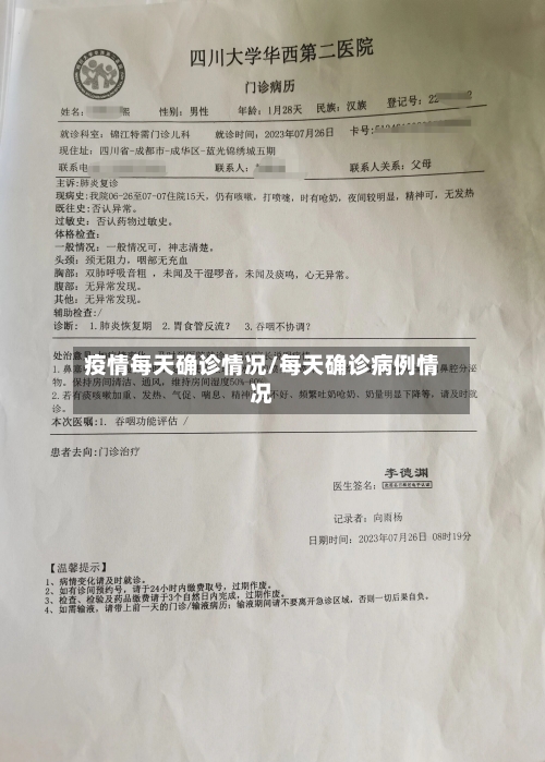 疫情每天确诊情况/每天确诊病例情况-第2张图片